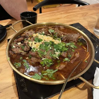 spicy beef with chili oil