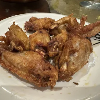 deep fried chicken wings