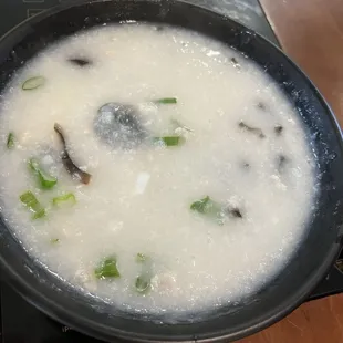 Pork and Preserved Egg Congee