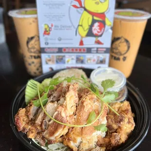 Hainan Fried Chicken Rice