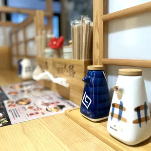 sushi and sashimi, interior