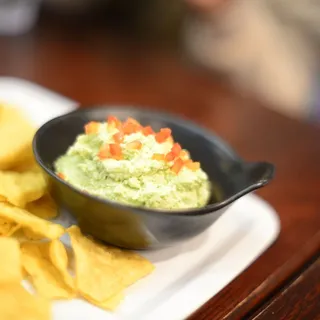 Edamame Dip and Chips