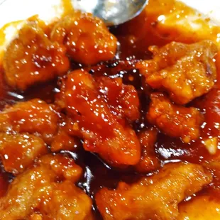 Soggy General Tso' chicken