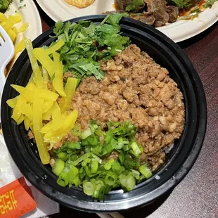 Ground Pork with Rice