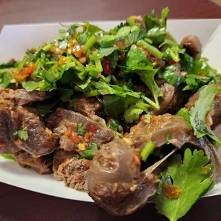 Beef shank side dish