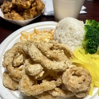 Fried Squid with Rice