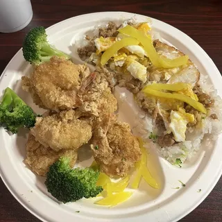 Fried Shrimp with Rice