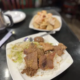 2. House Special Fried Pork Chop on Rice Platter