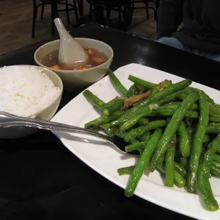 60. Sauteed String Beans W/ Dry Shrimps 60.