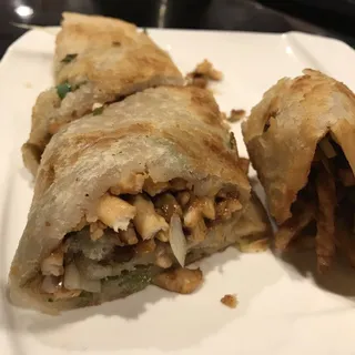 29. Sauteed Chicken & Onion Scallion Pancake Roll 29.