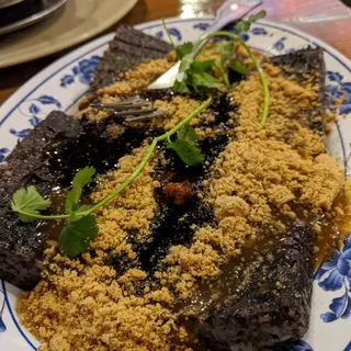 / Basil Pork Blood Rice Cake