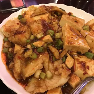 / Tofu Fish Fillet with Spicy Bean Sauce