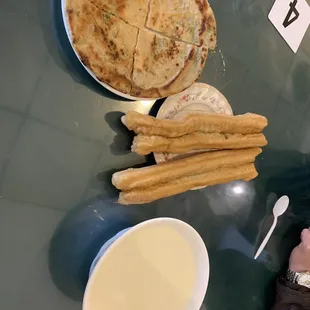 Youtiao, Soy milk, Scallion pancake