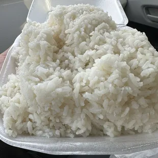 Steamed rice