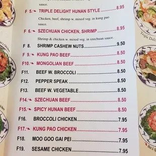 menu, sushi and sashimi