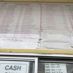 menu, sushi and sashimi