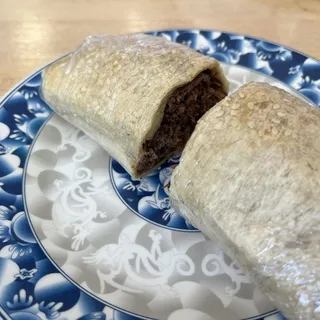 Baked Beef Sandwich and Mustard Green