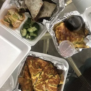 Radish Cakes with Egg