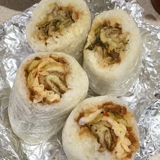 Rice Roll with Spicy Pickled Vegetable