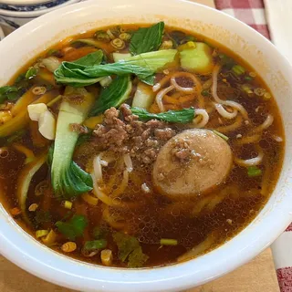Hot and Sour Noodle with Egg Soup