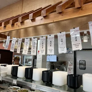 a variety of food items