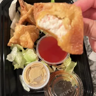 4 Piece Crab Rangoon Lunch