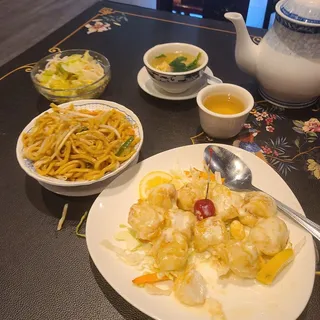 Honey Walnut Scallops