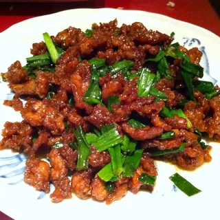 Wok Seared Scallion Beef Filet