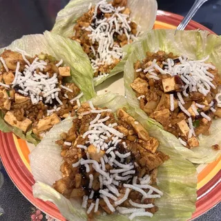Lettuce Cups Tofu Appetizer Salad