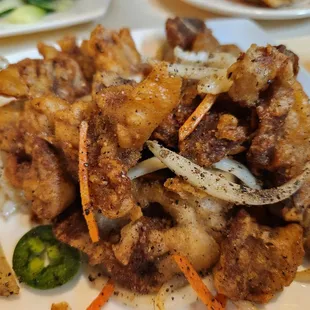 Salt n pepper pork chops