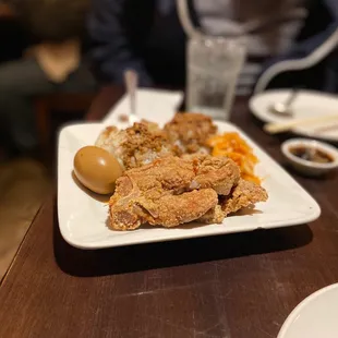 Pork chop over rice
