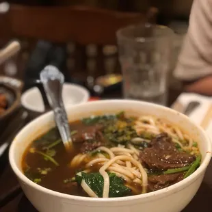 Beef noodle soup - pretty mediocre