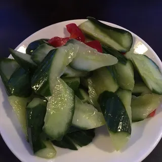 A2. Cucumber with Garlic Salad