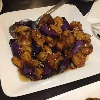 E14. Eggplant with Shrimp