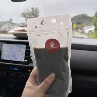 black sesame soy milk