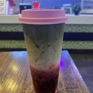 Strawberry Matcha Latte