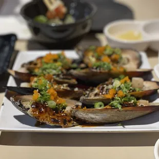 Baked Green Mussels