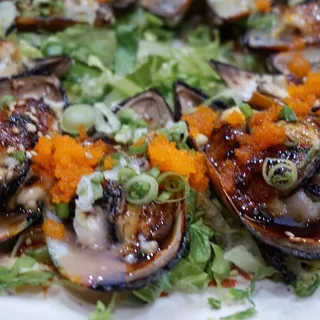 Baked Green Mussels