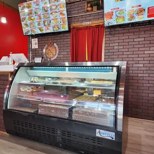 the inside of a restaurant