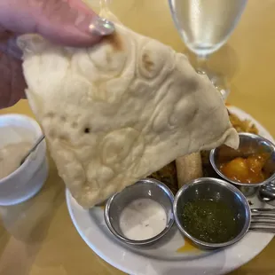 a plate of food