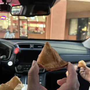 Very small Salmon Plate This looks like samosa from haldirams which is very small I paid 12$for 4 pieces very disappointed