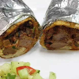 Lamb Boti Wrap