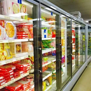 Full line of fresh frozen food is available.