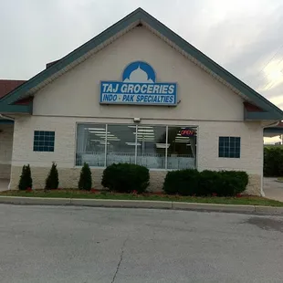 the front of the store