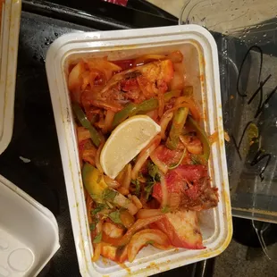 Tandoori chicken - LOTS of meat in this one! 2 full servings