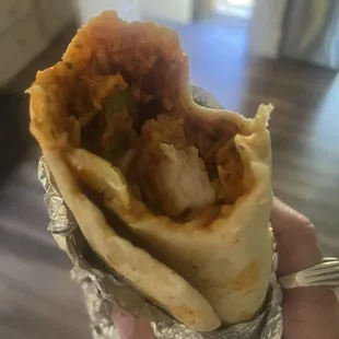 House special wrap with Shrimp