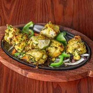 Garlic Basil Chicken Kabab