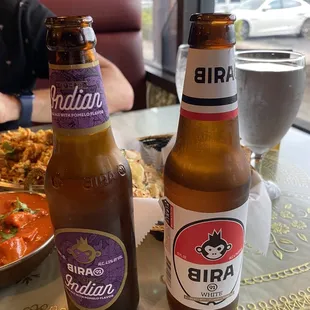 Blond &amp; white beer