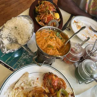 Couldn't wait to taste the Fish Bhuna and paneer tikka chicken.