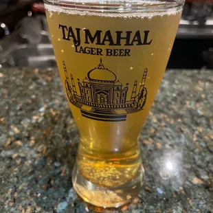 a glass of beer